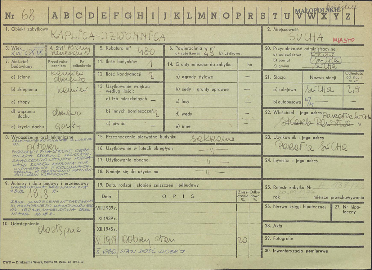 Karta zielona, skan nr 1
