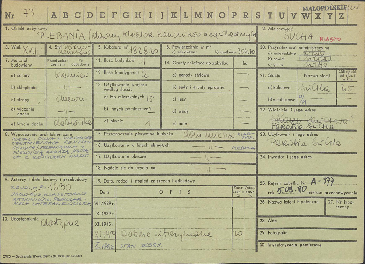 Karta zielona, skan nr 1