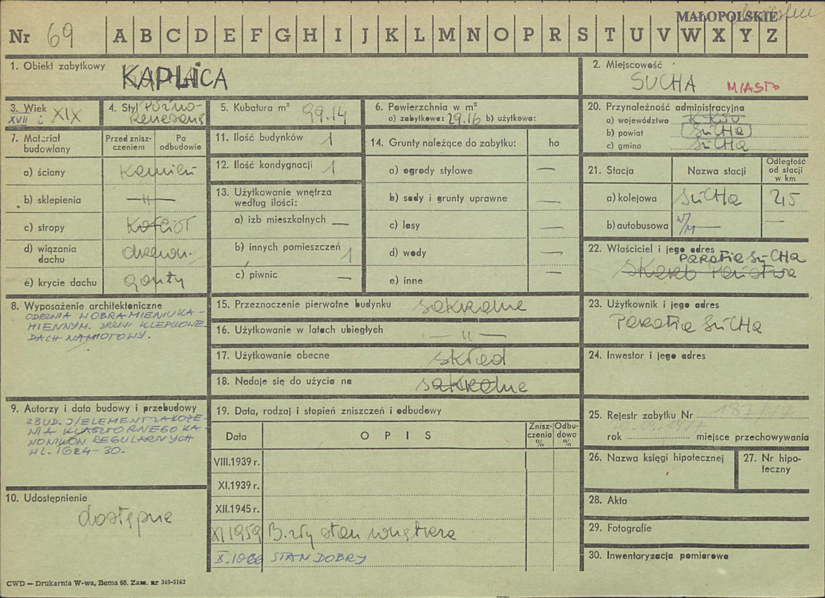 Karta zielona, skan nr 1