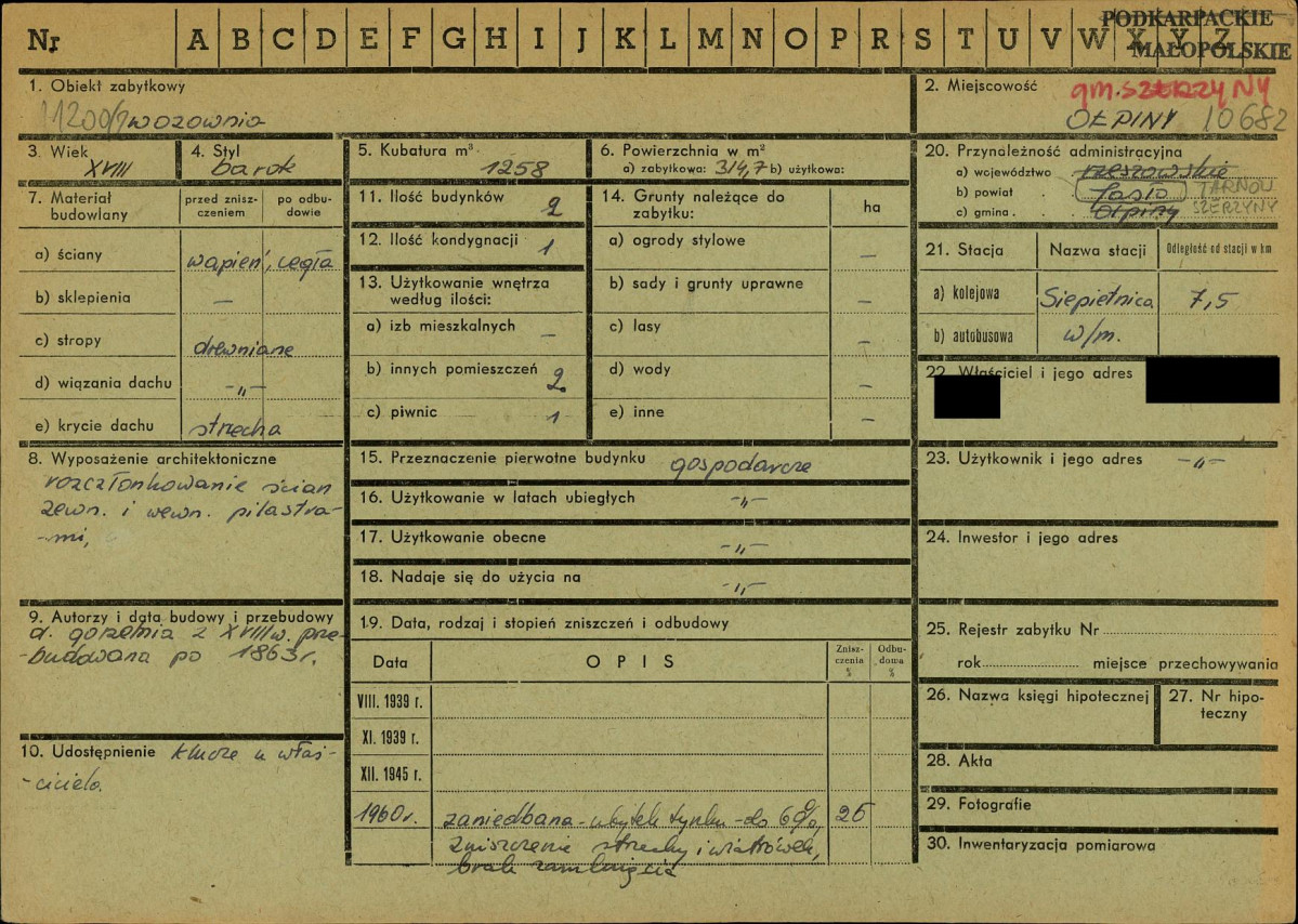 KZ - Karta zielona, skan nr 1