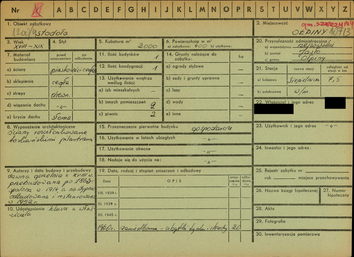 KZ - Karta zielona, skan nr 1