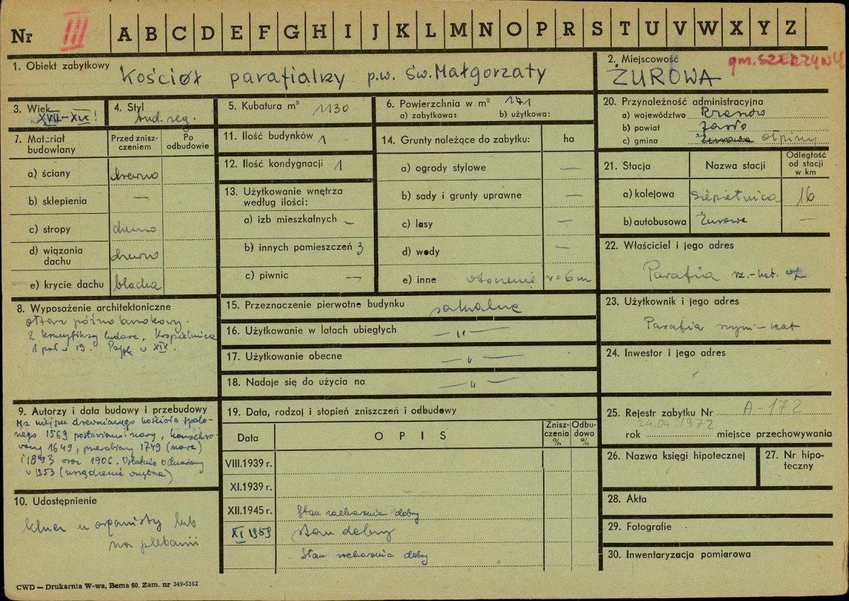Karta zielona, skan nr 1
