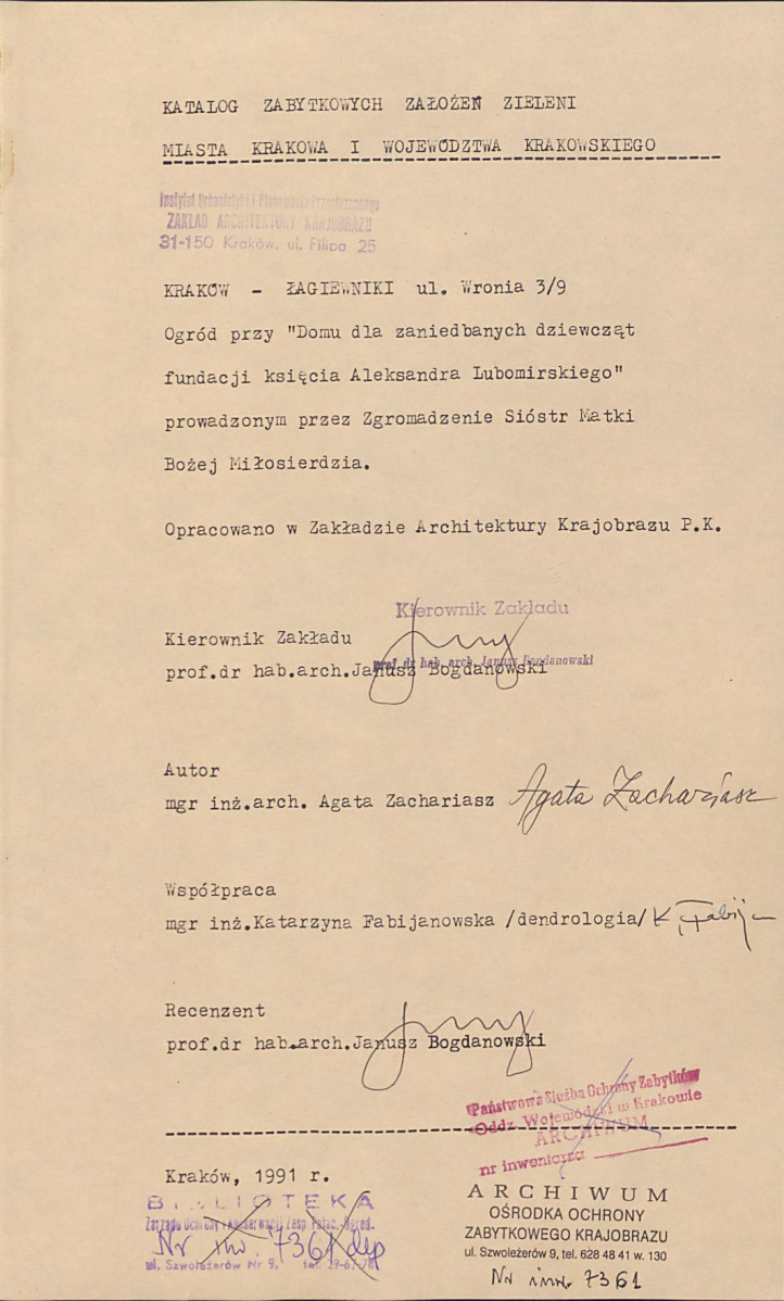 Ewidencja parkowa, skan nr 4