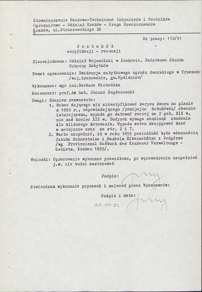 Ewidencja parkowa, skan nr 6