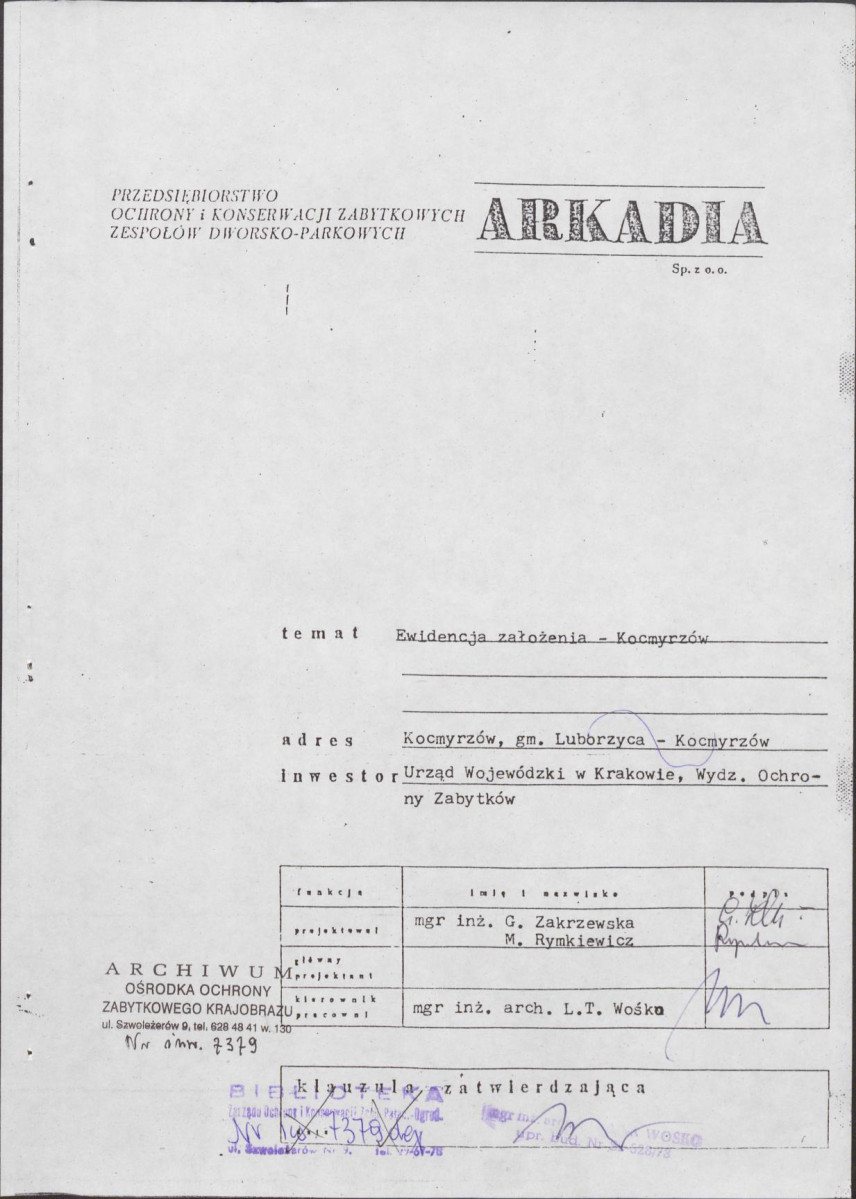 Ewidencja parkowa, skan nr 5
