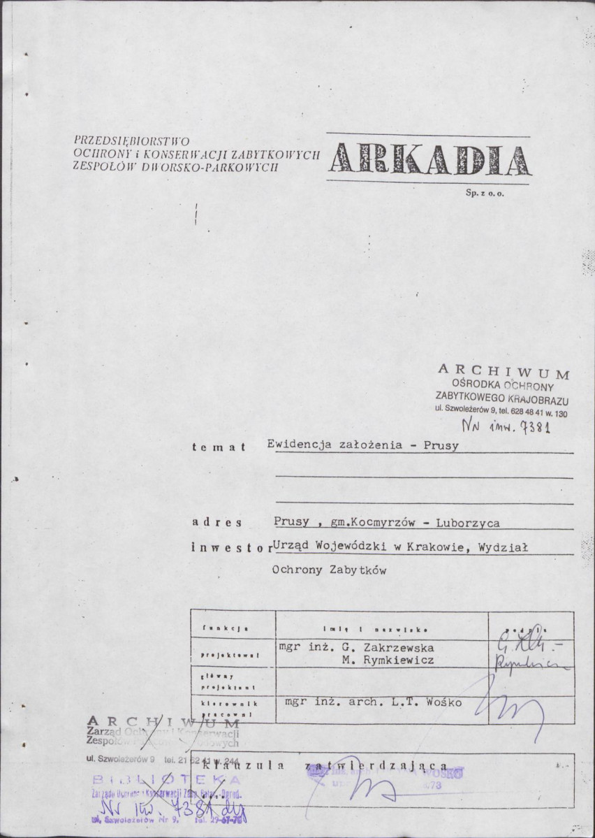 Ewidencja parkowa, skan nr 5