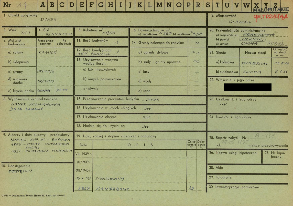 KZ - Karta zielona, skan nr 1