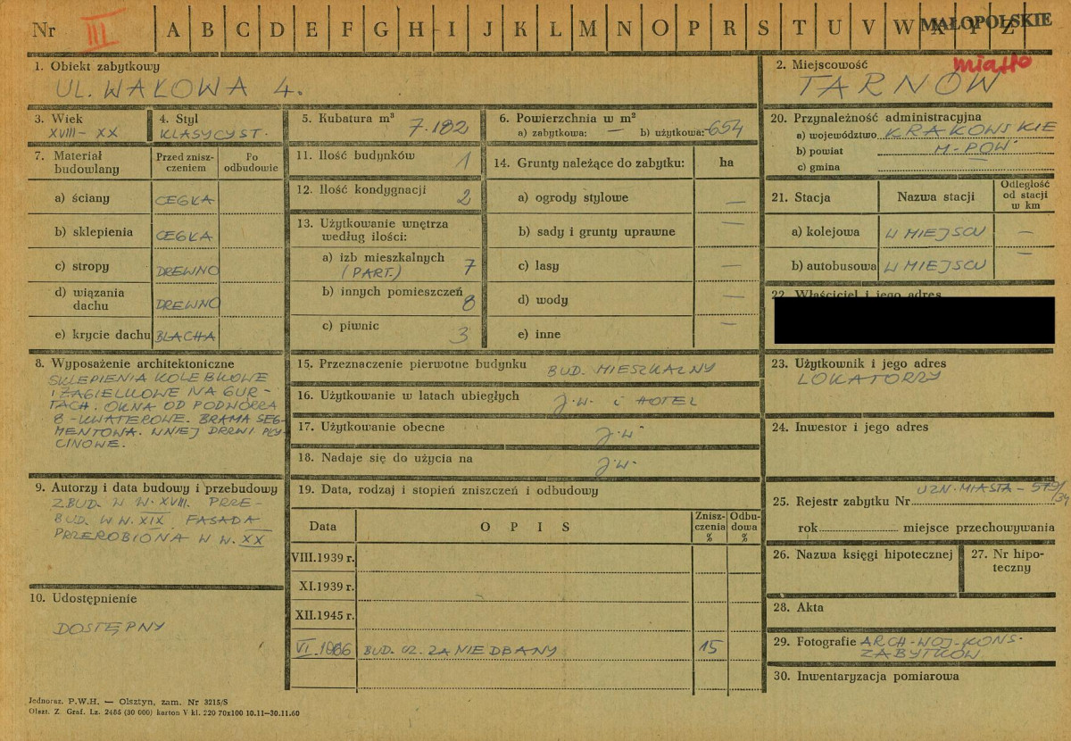 KZ - Karta zielona, skan nr 1