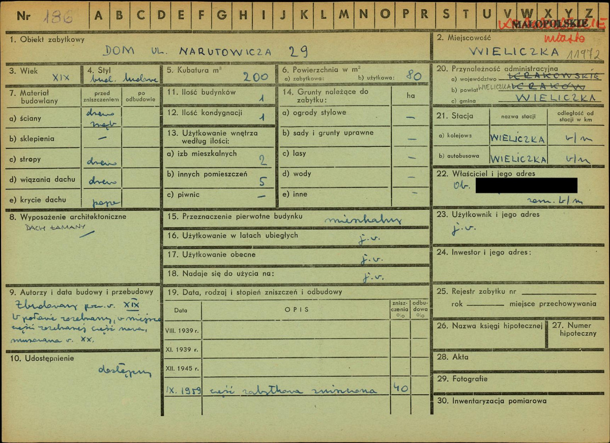 KZ - Karta zielona, skan nr 1