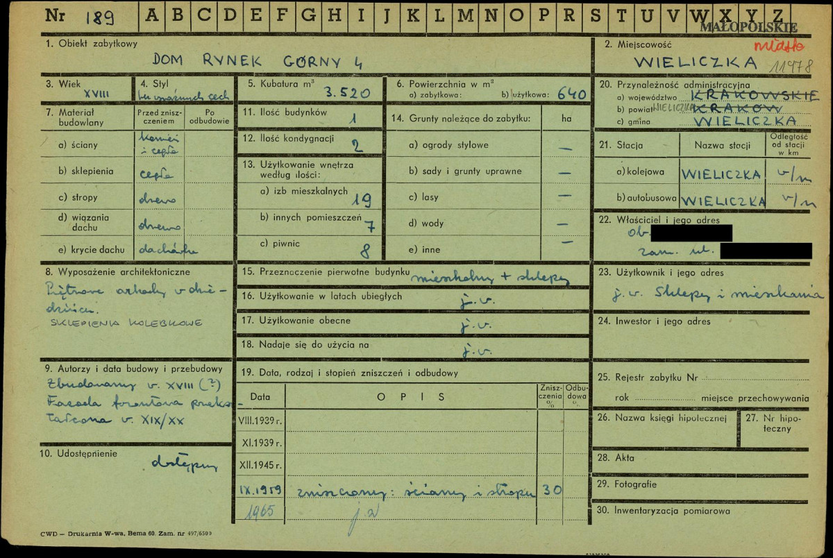 KZ - Karta zielona, skan nr 1