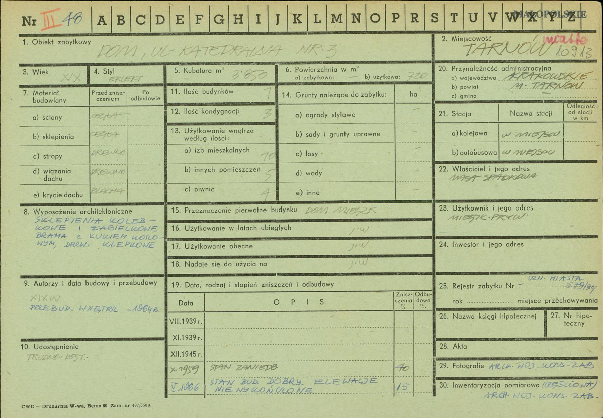Karta zielona, skan nr 1