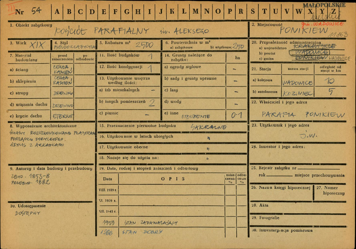 Karta zielona, skan nr 1