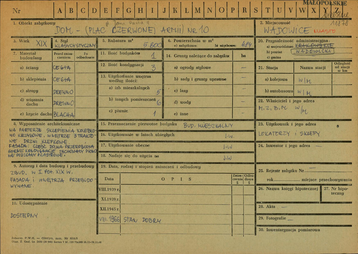 Karta zielona, skan nr 1