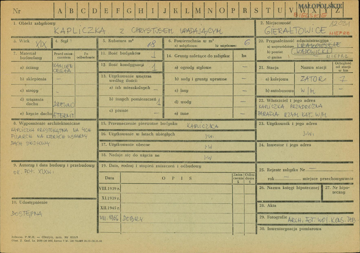 Karta zielona, skan nr 1