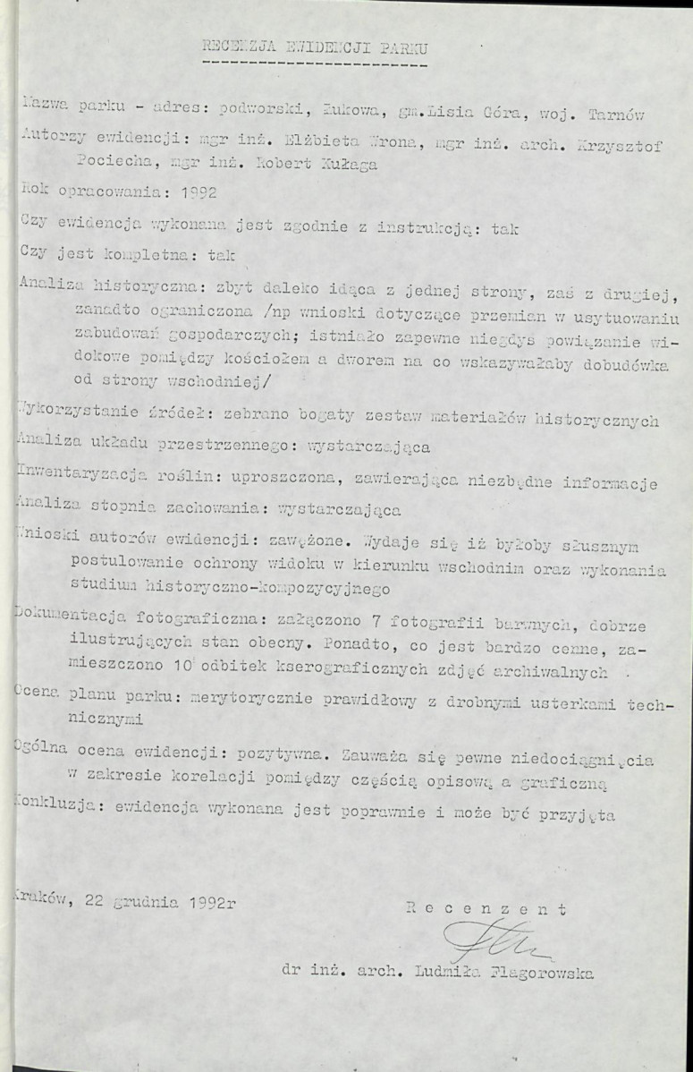 Ewidencja parkowa, skan nr 5
