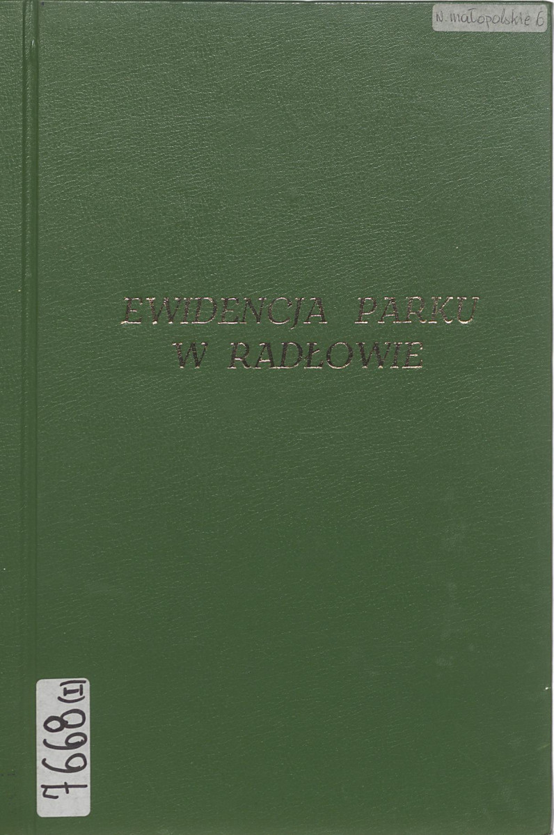 Ewidencja parkowa, skan nr 1