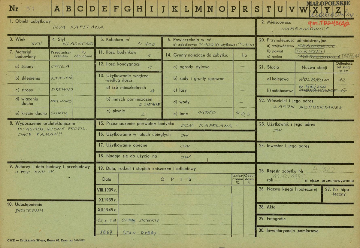 Karta zielona, skan nr 1