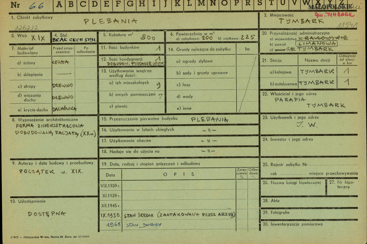 Karta zielona, skan nr 1