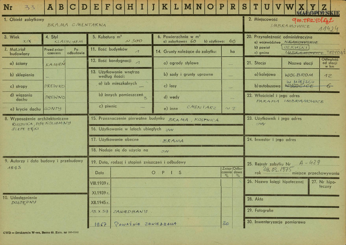 Karta zielona, skan nr 1