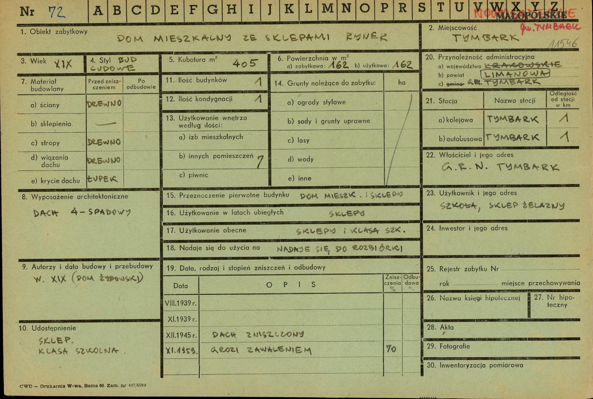 Karta zielona, skan nr 1
