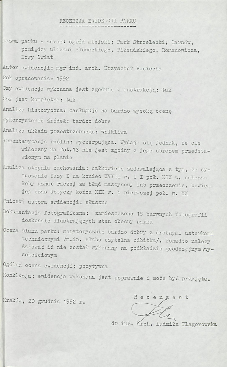 Ewidencja parkowa, skan nr 4