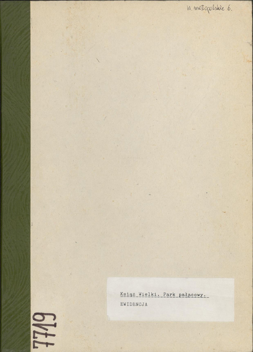 Ewidencja parkowa, skan nr 1