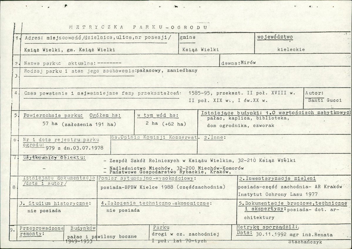 Ewidencja parkowa, skan nr 7