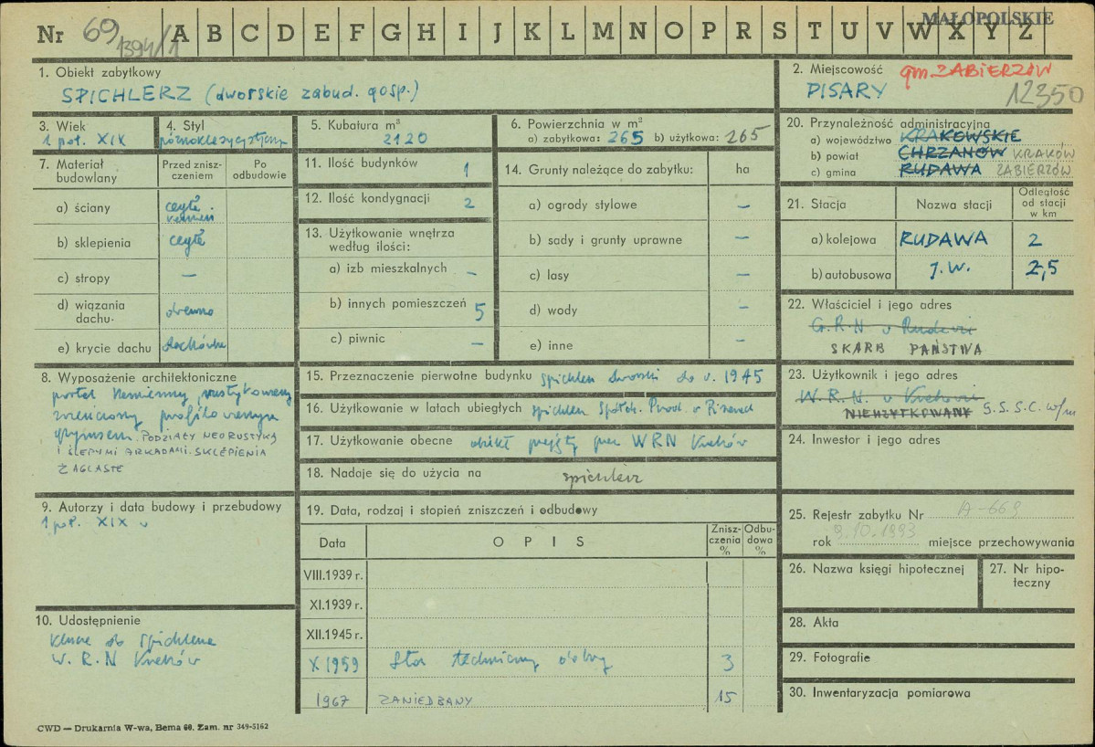 Karta zielona, skan nr 1