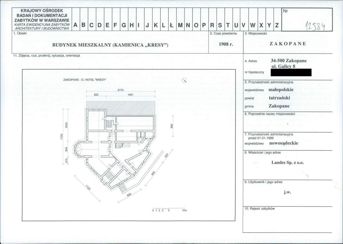 KB - Karta biała, skan nr 1