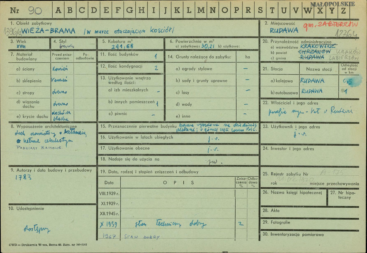 Karta zielona, skan nr 1