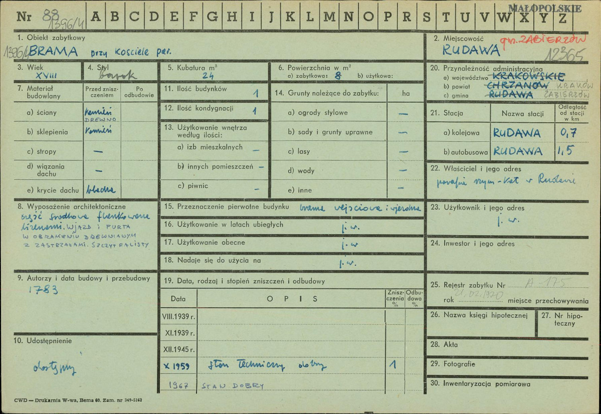 Karta zielona, skan nr 1