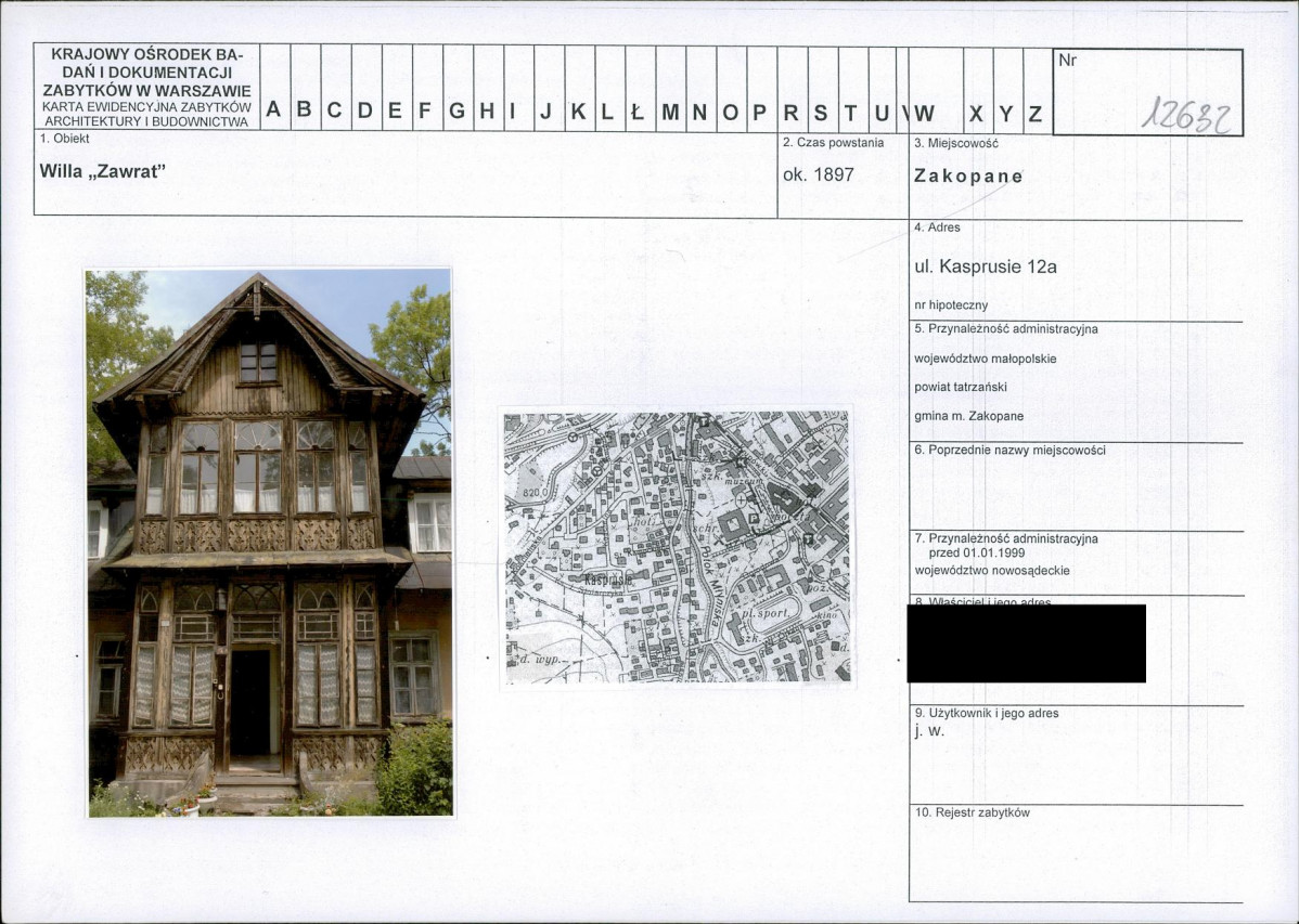 KB - Karta biała, skan nr 1