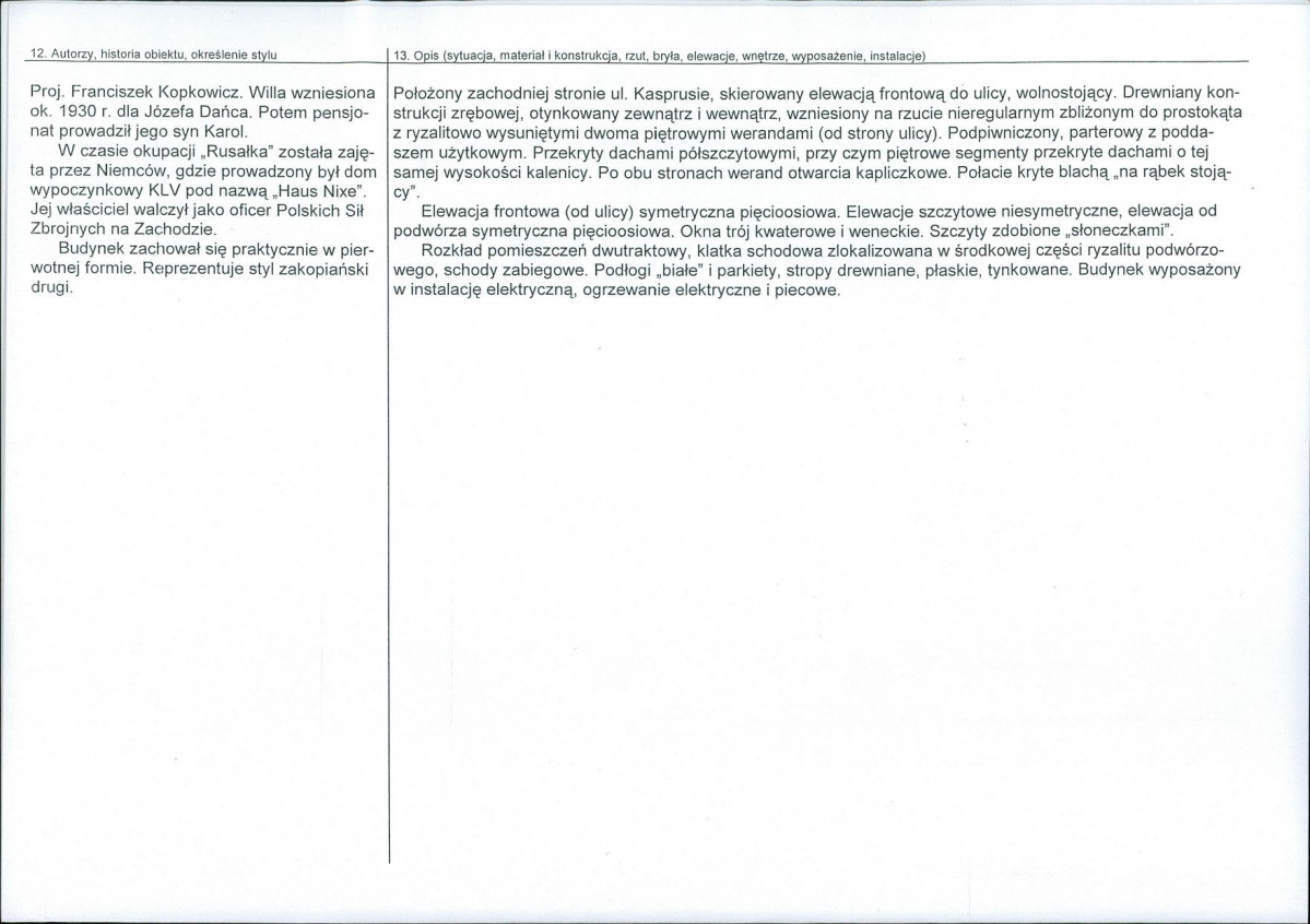 KB - Karta biała, skan nr 2