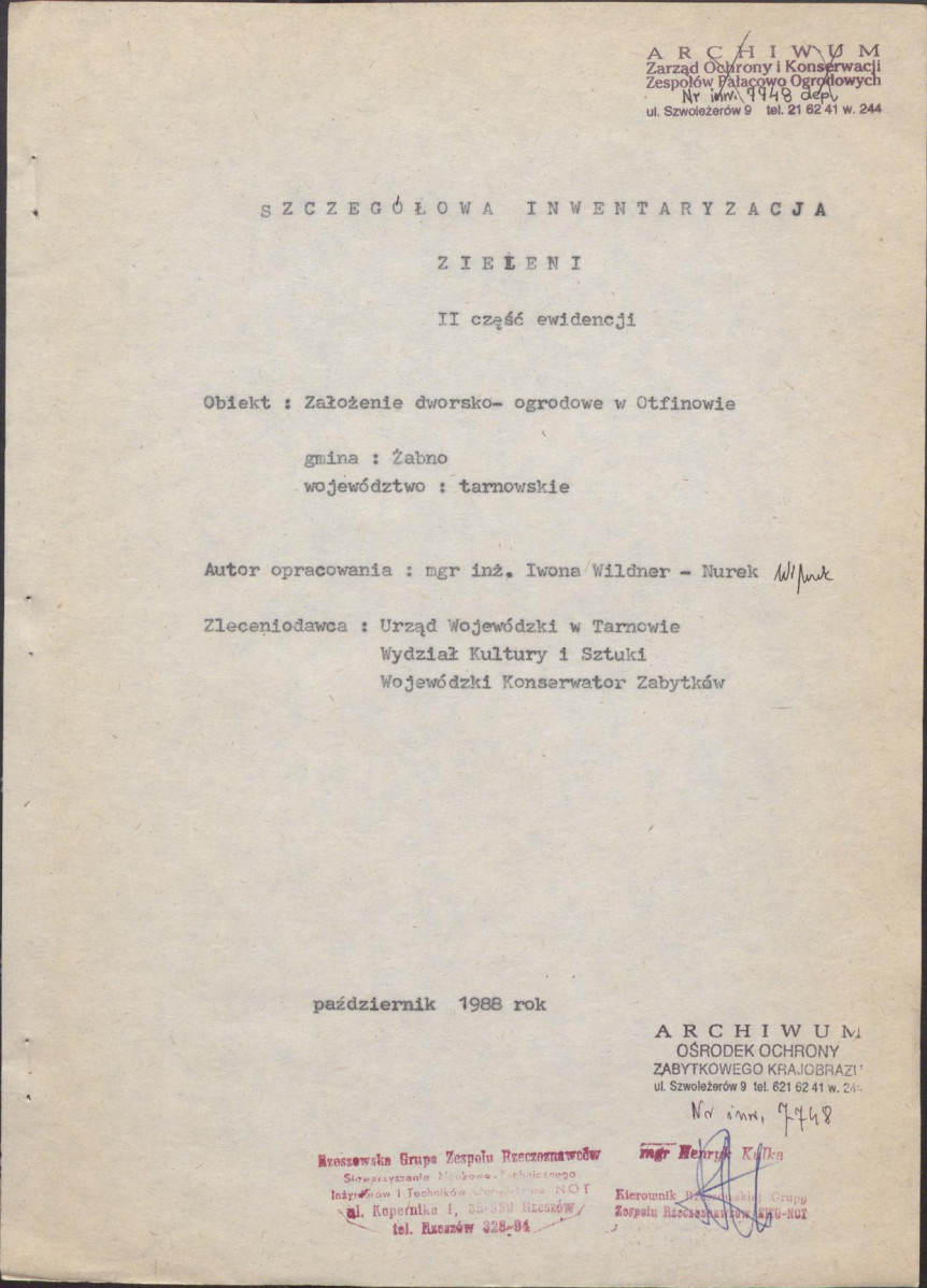 Ewidencja parkowa, skan nr 40