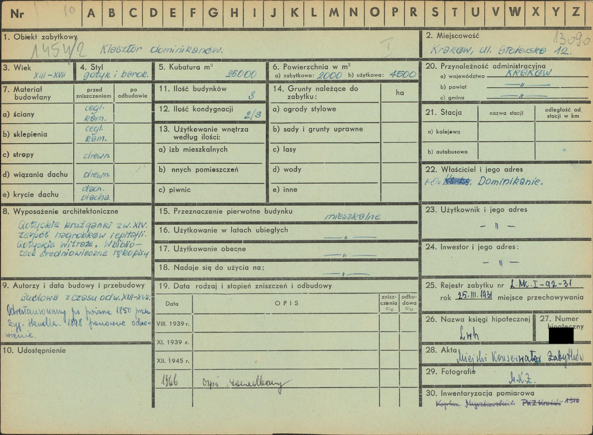 KZ - Karta zielona, skan nr 1
