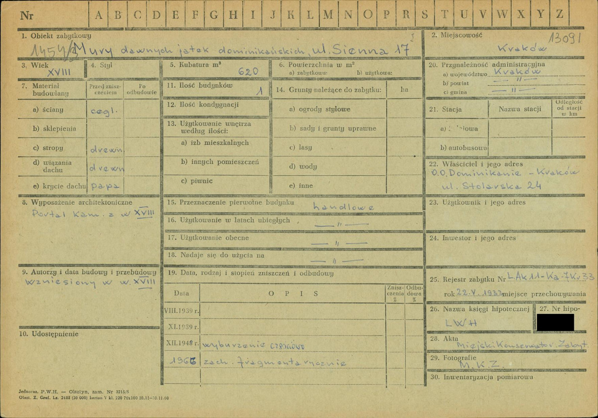 KZ - Karta zielona, skan nr 1