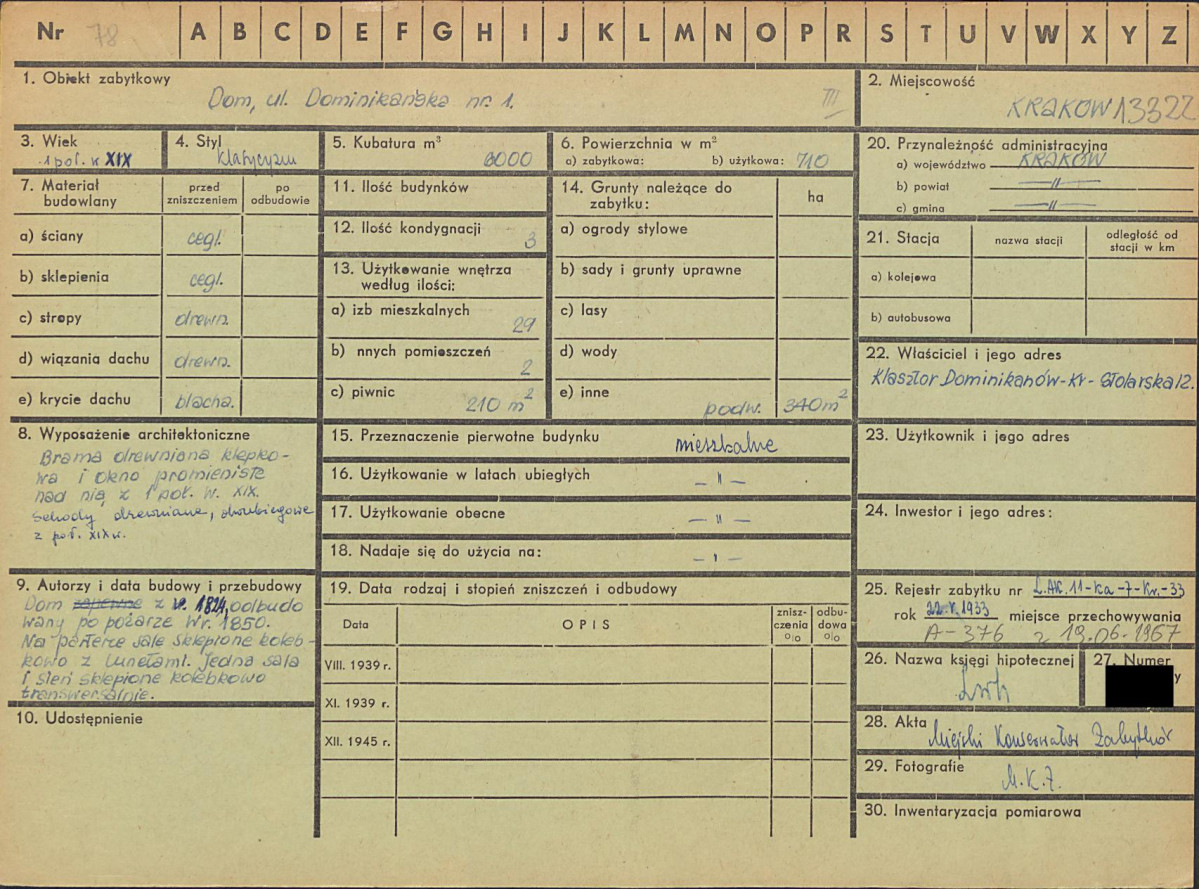 KZ - Karta zielona, skan nr 1