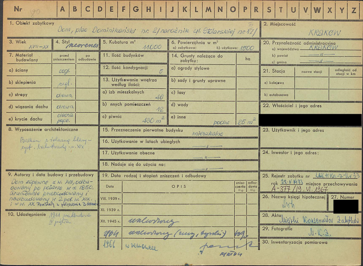 KZ - Karta zielona, skan nr 1