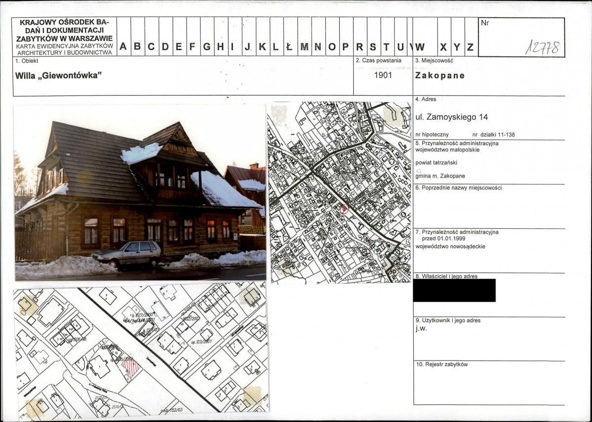KB - Karta biała, skan nr 1