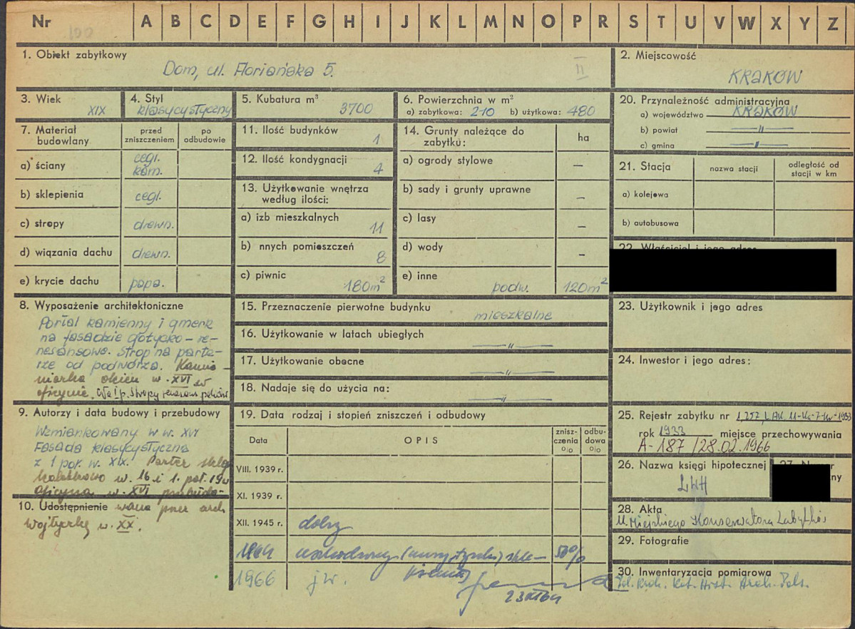 KZ - Karta zielona, skan nr 1