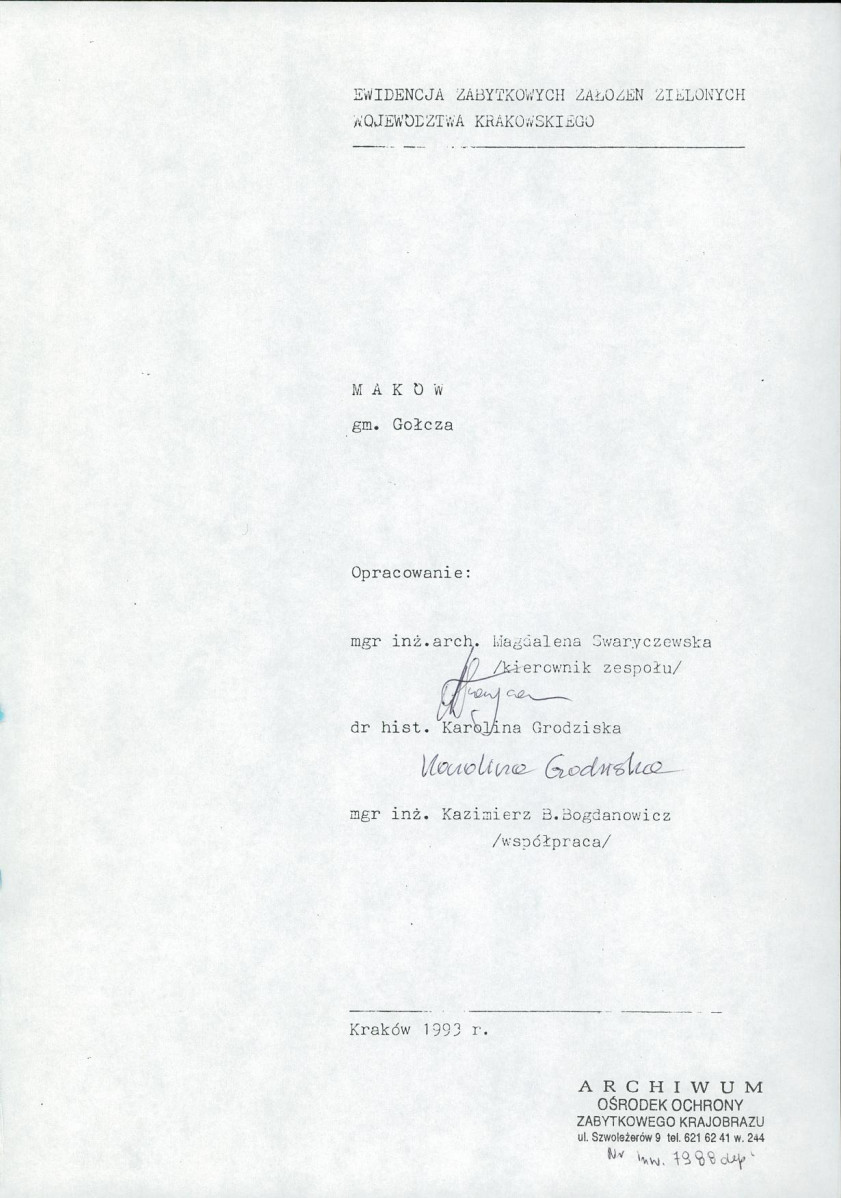 Ewidencja parkowa, skan nr 5