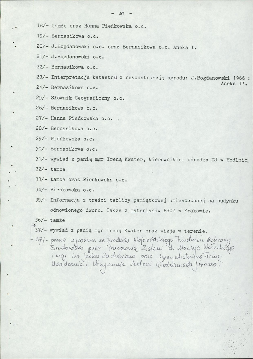 Ewidencja parkowa, skan nr 16