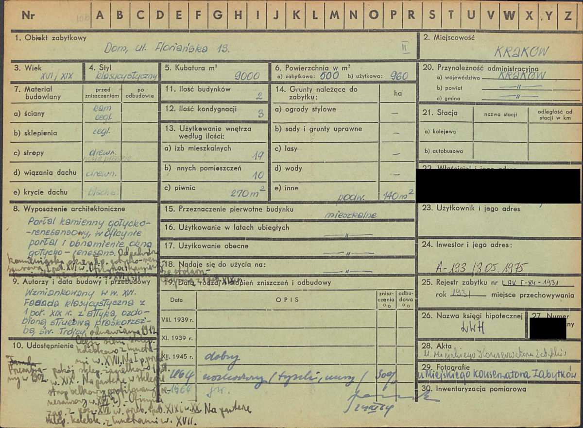 KZ - Karta zielona, skan nr 1