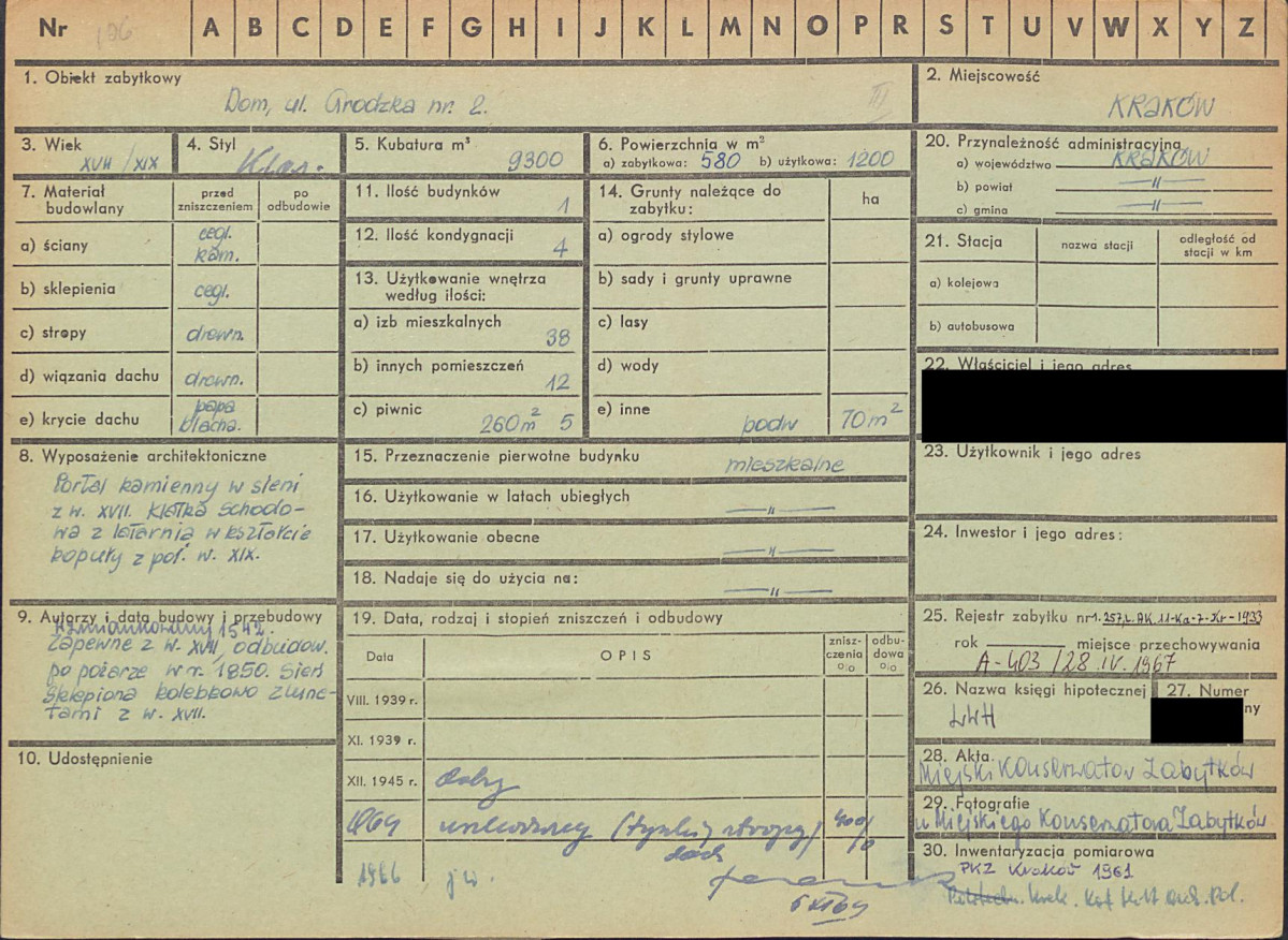 KZ - Karta zielona, skan nr 1