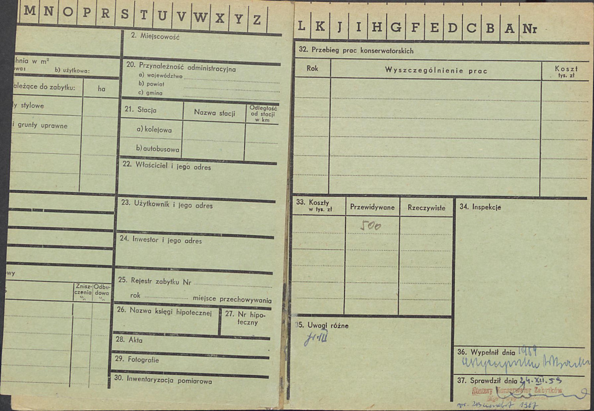 KZ - Karta zielona, skan nr 3