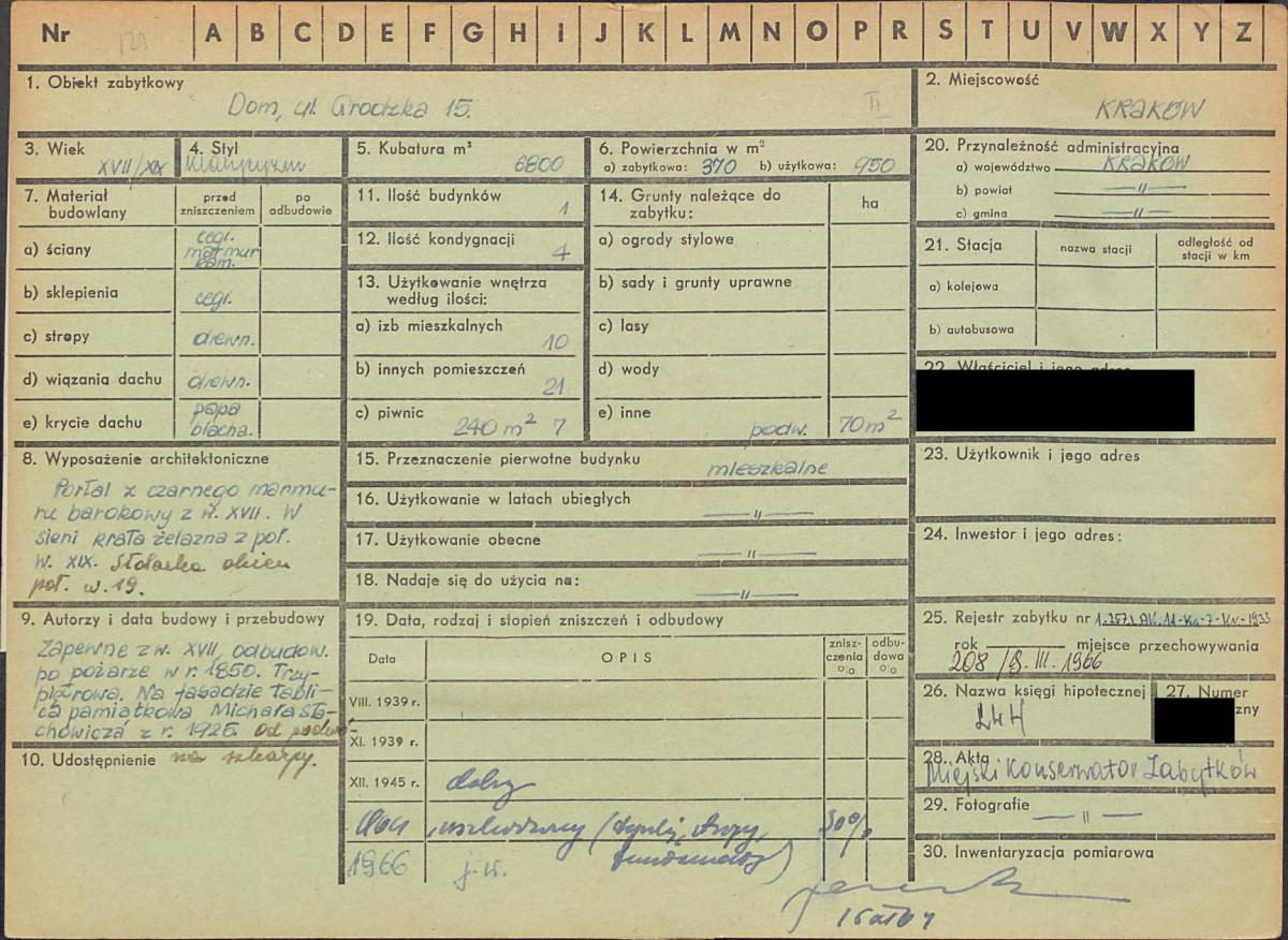 KZ - Karta zielona, skan nr 1