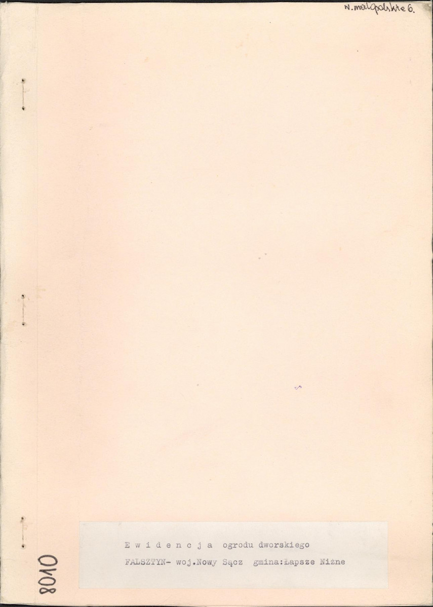 Ewidencja parkowa, skan nr 1