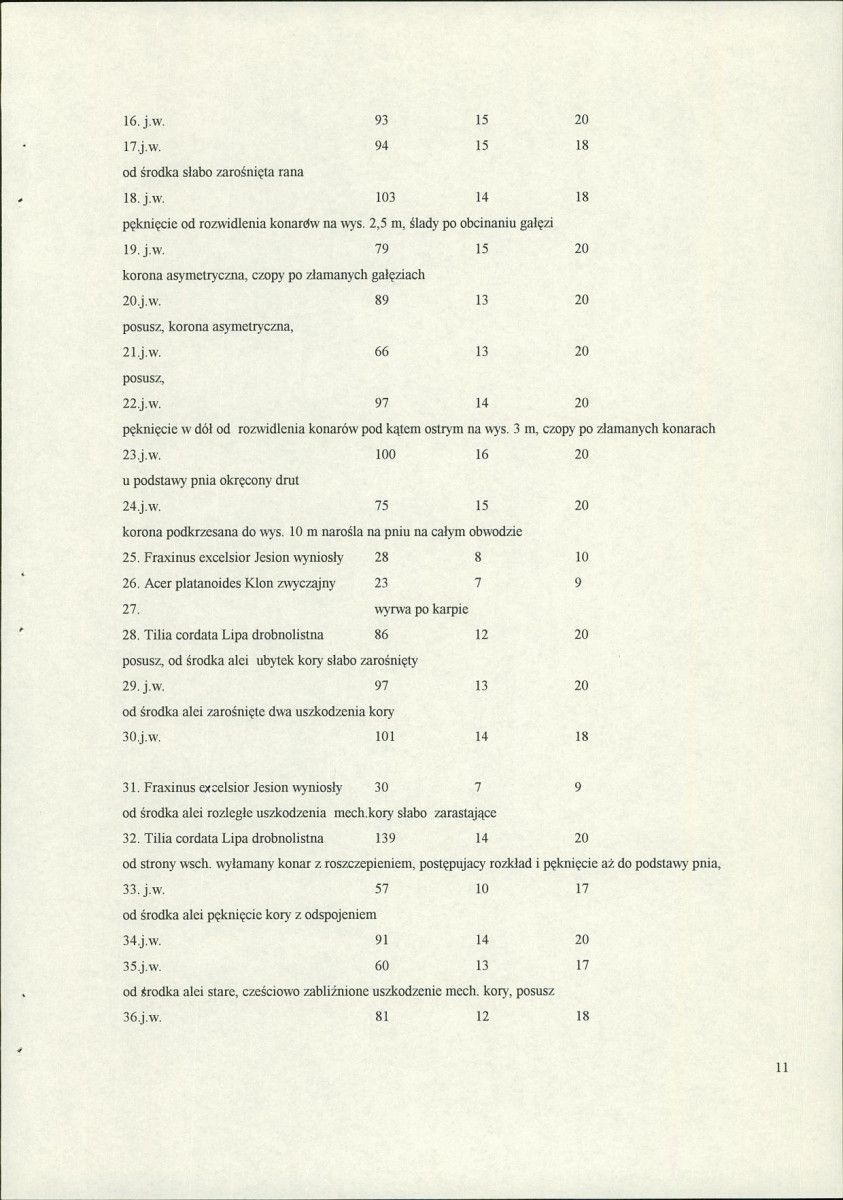 EP - Ewidencja parkowa, skan nr 16