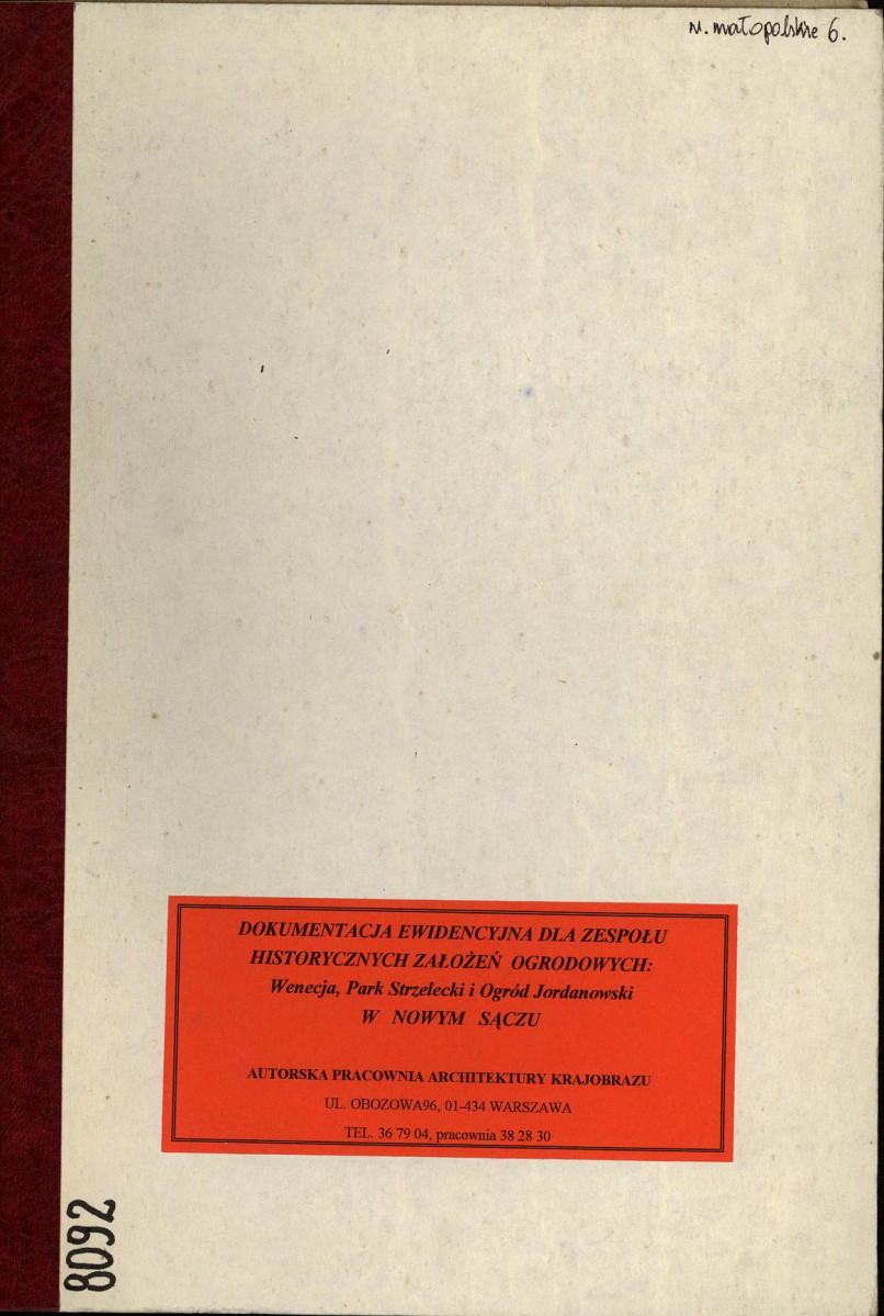 EP - Ewidencja parkowa, skan nr 1