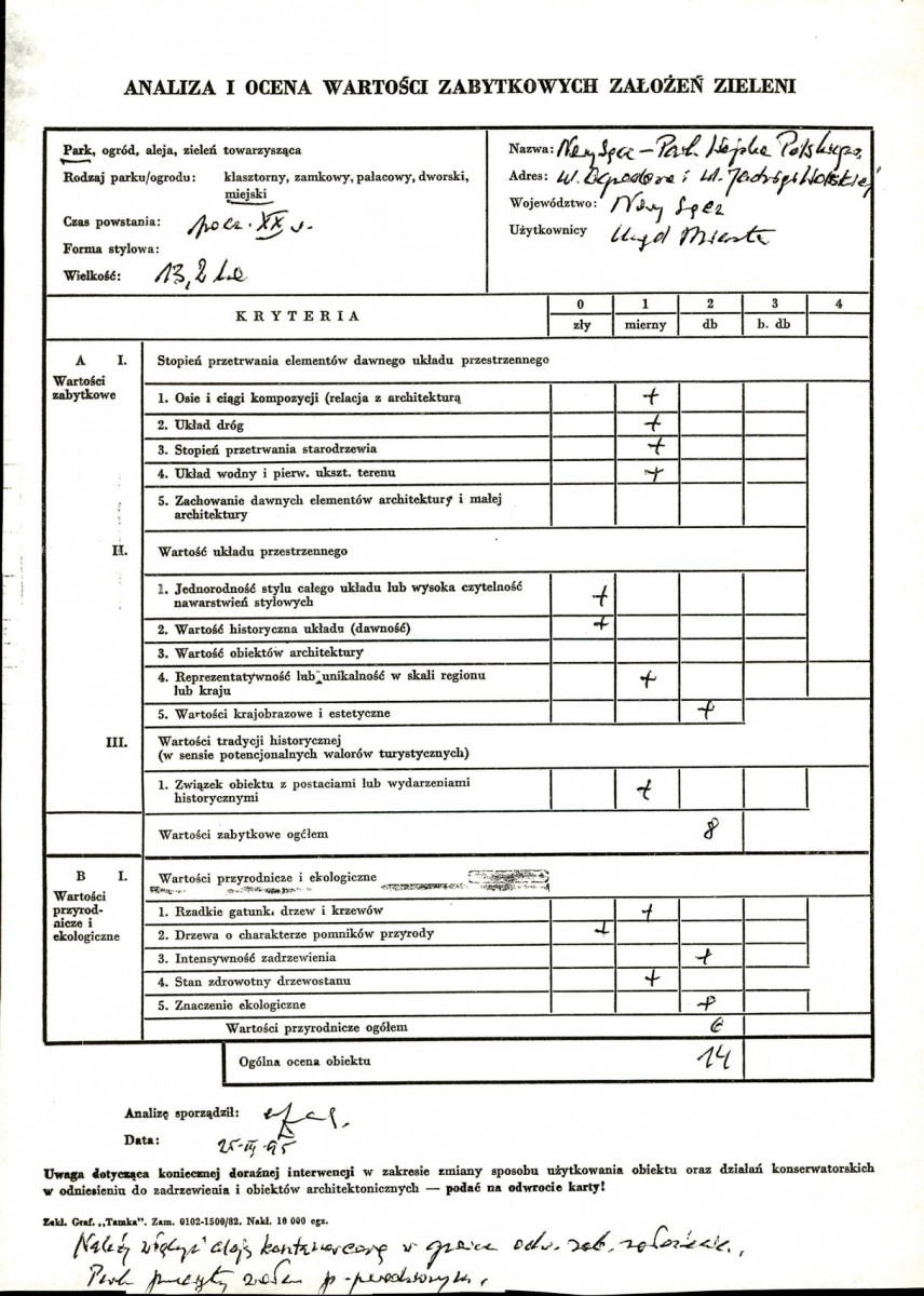EP - Ewidencja parkowa, skan nr 3